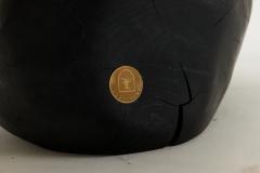  Logniture Jownik Stone Base Coffee Table Floating Form on Blackened Balance - 4449714