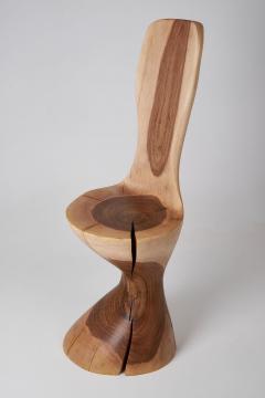  Logniture Leszy Hand Carved Walnut Chair - 4449653