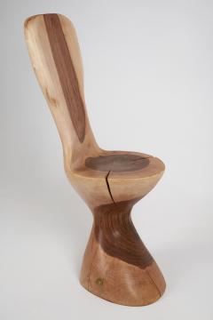  Logniture Leszy Hand Carved Walnut Chair - 4449657