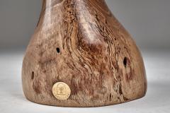  Logniture Leszy Solid Wood Sculptural Side Table Original 1 1 Log Carving - 3593289