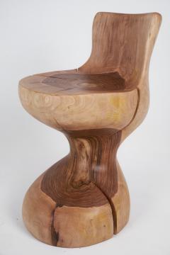  Logniture Logniture Carved Chair From Single Piece of Walnut Wood Log Furniture Unique - 3797644