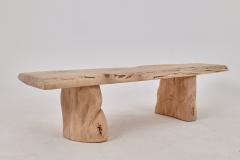  Logniture Logniture Live Edge Walnut Bench Wabi Sabi Brutalist Log Furniture - 4082539