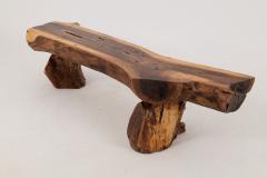  Logniture Logniture Live Edge Walnut Garden Bench Indoor Outdoor Log Furniture - 4104843