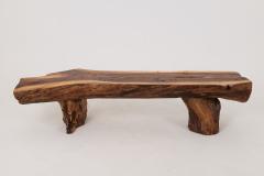  Logniture Logniture Live Edge Walnut Garden Bench Indoor Outdoor Log Furniture - 4104846