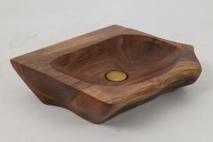  Logniture Logniture Live Edge Wood Bathroom Sink Basin Original Design Handmade - 4042555