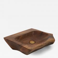  Logniture Logniture Live Edge Wood Bathroom Sink Basin Original Design Handmade - 4044031