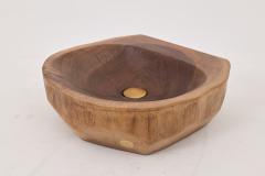  Logniture Logniture Live Edge Wood Bathroom Sink Basin Original Design Handmade - 4257015