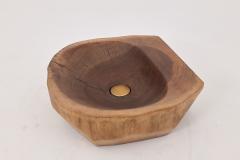  Logniture Logniture Live Edge Wood Bathroom Sink Basin Original Design Handmade - 4257018