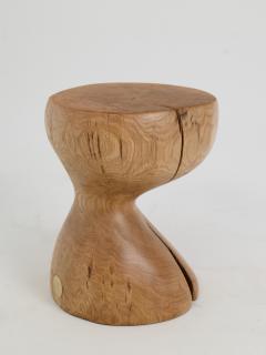  Logniture Logniture Oak Solid Wood Sculptural Side Table Original Contemporary Design - 3930081