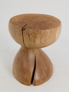  Logniture Logniture Oak Solid Wood Sculptural Side Table Original Contemporary Design - 3930084