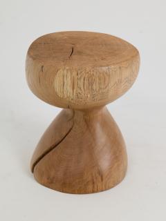  Logniture Logniture Oak Solid Wood Sculptural Side Table Original Contemporary Design - 3930085