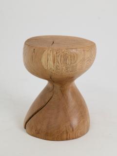  Logniture Logniture Oak Solid Wood Sculptural Side Table Original Contemporary Design - 3930086