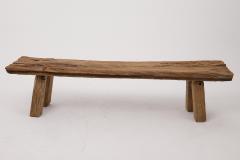  Logniture Logniture Old Oak Reclaimed Wood Brutalist Bench Natural and Eco Friendly - 3970713