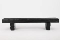  Logniture Logniture Reclaimed Charred Oak Beams 79 inch Bench Outdoor Indoor Organic - 4042503