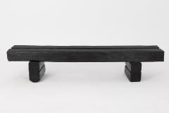  Logniture Logniture Reclaimed Charred Oak Beams 79 inch Bench Outdoor Indoor Organic - 4042509