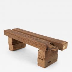  Logniture Logniture Reclaimed Oak Wood Brutalist Bench Natural and Eco Friendly - 4083928