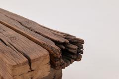  Logniture Logniture Reclaimed Oak Wood Brutalist Bench Natural and Eco Friendly - 4256999