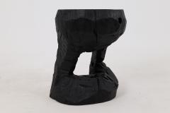  Logniture Logniture Rustic Sculptural Coffee Table Burnt Black Oak Wood Unique - 4104795