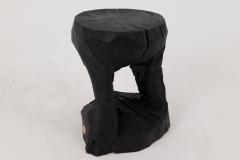  Logniture Logniture Rustic Sculptural Coffee Table Burnt Black Oak Wood Unique - 4104798