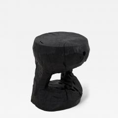  Logniture Logniture Rustic Sculptural Coffee Table Burnt Black Oak Wood Unique - 4105660