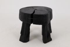  Logniture Logniture Rustic Sculptural Coffee Table Burnt Black Oak Wood Unique - 4104812