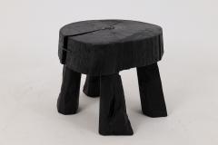  Logniture Logniture Rustic Sculptural Coffee Table Burnt Black Oak Wood Unique - 4104814