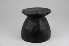  Logniture Logniture Rustic Sculptural Coffee Table Burnt Black Wood Unique - 4116446
