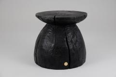  Logniture Logniture Rustic Sculptural Coffee Table Burnt Black Wood Unique - 4116447