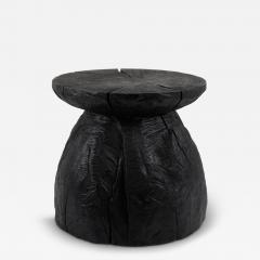  Logniture Logniture Rustic Sculptural Coffee Table Burnt Black Wood Unique - 4116660