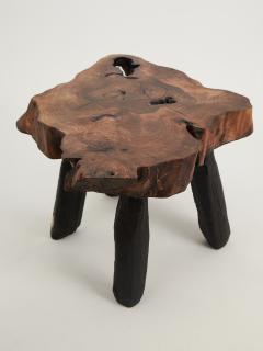  Logniture Logniture Rustic Sculptural Coffee Table Walnut Burnt Black Oak Unique - 3895098