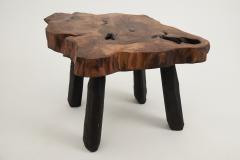  Logniture Logniture Rustic Sculptural Coffee Table Walnut Burnt Black Oak Unique - 3895103