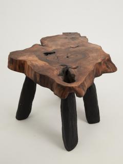  Logniture Logniture Rustic Sculptural Coffee Table Walnut Burnt Black Oak Unique - 3895104