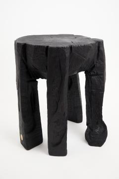  Logniture Logniture Solid Burnt Wood Oak Side Table Wine Table Chainsaw Carved - 3849928