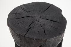  Logniture Logniture Solid Burnt Wood Oak Side Table Wine Table Chainsaw Carved - 3849937