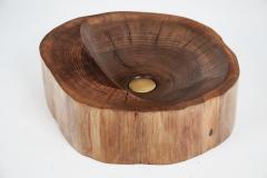  Logniture Logniture Solid Carved Walnut Wood Bathroom Sink Basin Original Handmade Work - 3797663