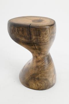  Logniture Logniture Walnut Solid Wood Sculptural Side Table Original Contemporary Design - 3949365