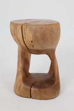  Logniture Logniture Walnut Solid Wood Sculptural Side Table Original Contemporary Design - 4017724