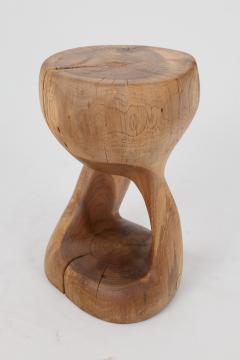  Logniture Logniture Walnut Solid Wood Sculptural Side Table Original Contemporary Design - 4017726