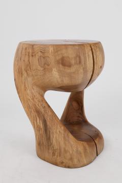  Logniture Logniture Walnut Solid Wood Sculptural Side Table Original Contemporary Design - 4017732