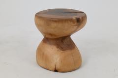  Logniture Logniture Walnut Solid Wood Sculptural Side Table Original Contemporary Design - 4042547