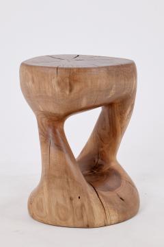  Logniture Logniture Walnut Solid Wood Sculptural Side Table Original Contemporary Design - 4042597