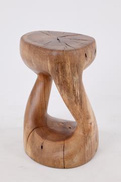  Logniture Logniture Walnut Solid Wood Sculptural Side Table Original Contemporary Design - 4042598