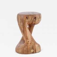  Logniture Logniture Walnut Solid Wood Sculptural Side Table Original Contemporary Design - 4044029