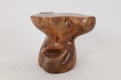  Logniture Logniture Walnut Solid Wood Sculptural Side Table Original Contemporary Design - 4104785