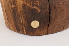  Logniture Logniture Walnut Solid Wood Sculptural Side Table Original Contemporary Design - 4256869