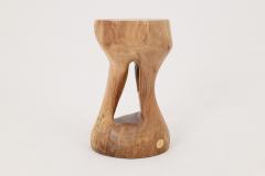  Logniture Logniture Walnut Solid Wood Sculptural Side Table Original Contemporary Design - 4309616