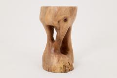  Logniture Logniture Walnut Solid Wood Sculptural Side Table Original Contemporary Design - 4309624