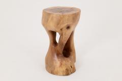  Logniture Logniture Walnut Solid Wood Sculptural Side Table Original Contemporary Design - 4309625