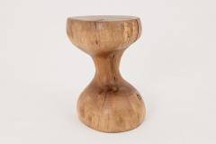 Logniture Logniture Walnut Solid Wood Sculptural Side Table Original Contemporary Design - 4309627
