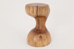  Logniture Logniture Walnut Solid Wood Sculptural Side Table Original Contemporary Design - 4309629